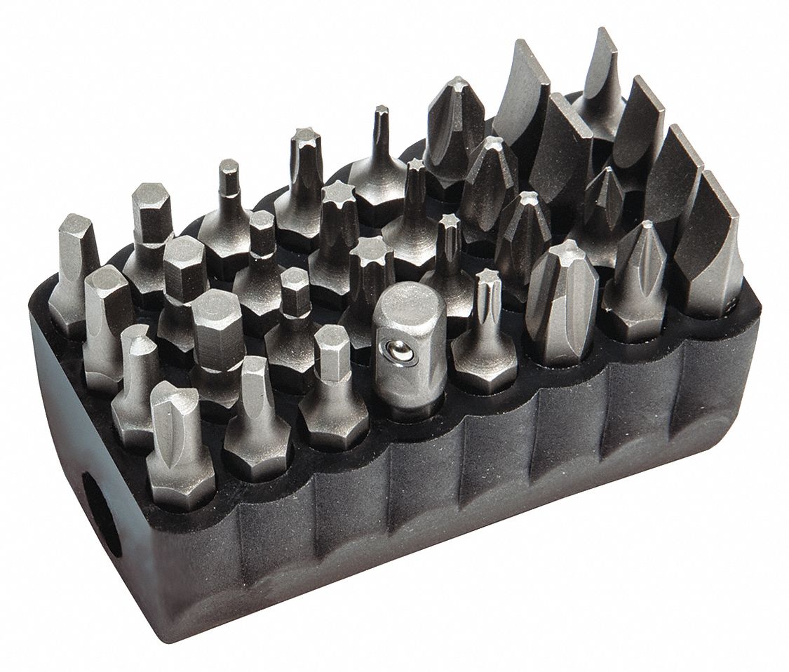 DriverBitSet 32pcs Steel Shank 1/4