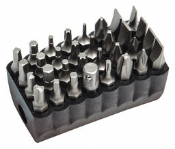 DriverBitSet 32pcs Steel Shank 1/4
