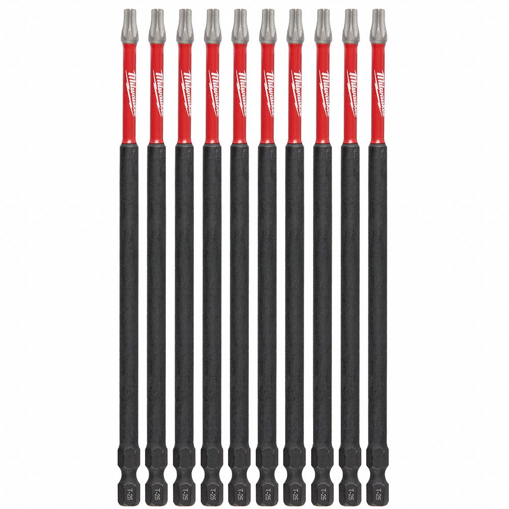 Insert Bit 1/4 Torx T25 6 PK10