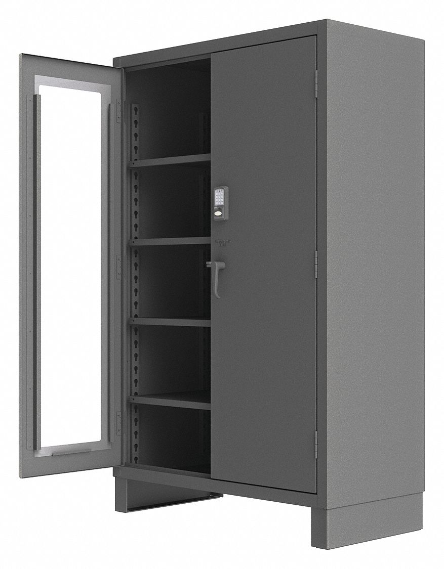 Storage Cabinet 78 x48 x24 Gray 4Shlv