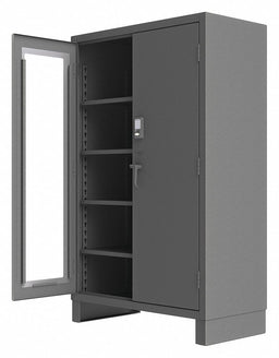 Storage Cabinet 78 x60 x24 Gray 4Shlv