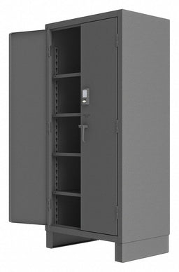 Storage Cabinet 78 x36 x24 Gray 4Shlv