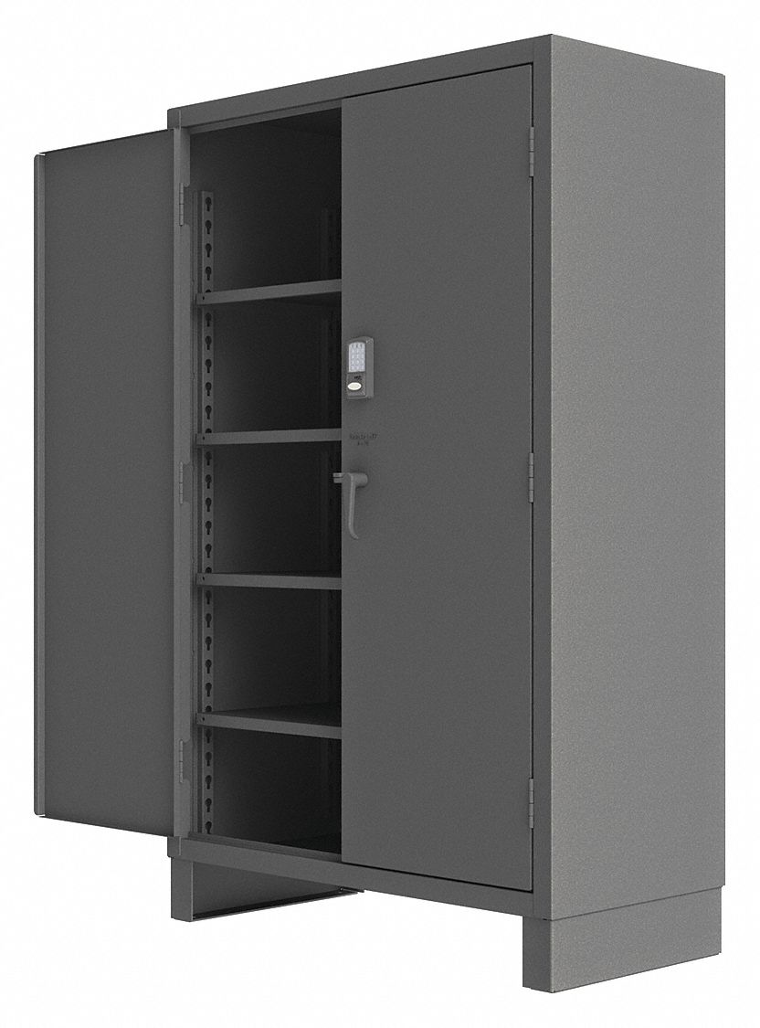 Storage Cabinet 78 x48 x24 Gray 4Shlv