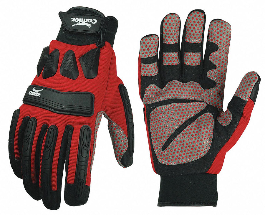 Cut Resistant Gloves Black/Red 2XL PR