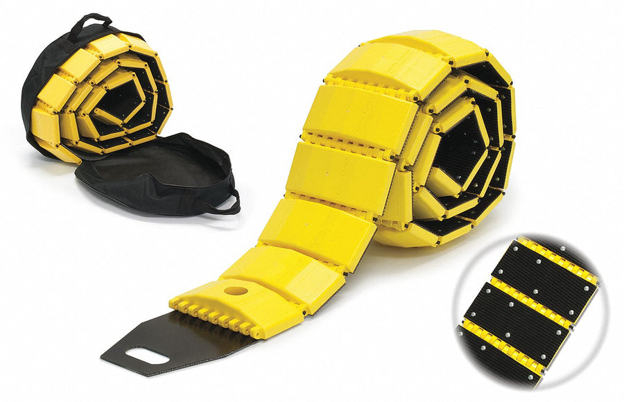 Portable Speed Bump 120In Yellow Plastic