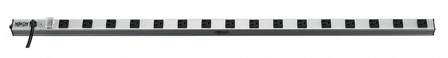Outlet Strip 16 Outlet 15A 48 L Gry