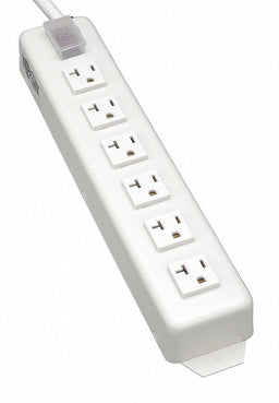 Outlet Strip 6 Outlet 20A 13-3/4 L Wht