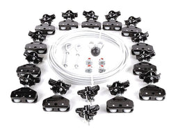 Festoon System Kit 1/4 In Rope L 80 Ft