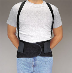 Back Support Black Elastic L