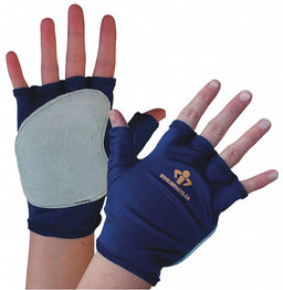 Impact Gloves S Bl/Gr Polycotton Left