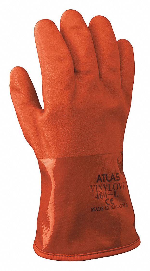 J3770 Cut Resist Gloves PVC M Orange PR