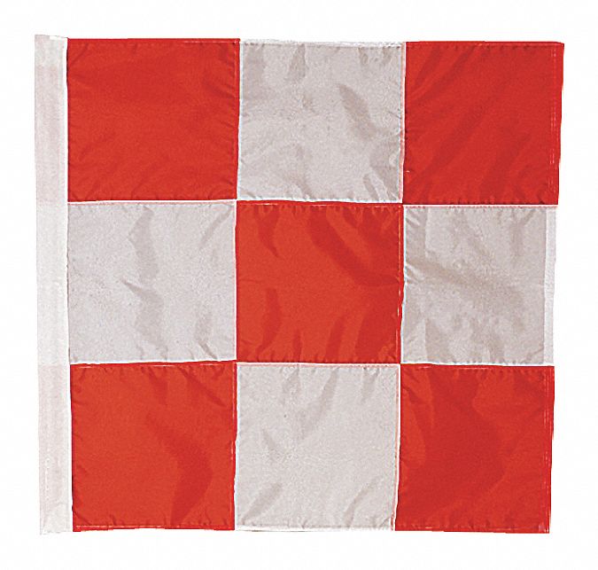 Airfield Vehicle Safety Flag 3ft.Hx3ft.W