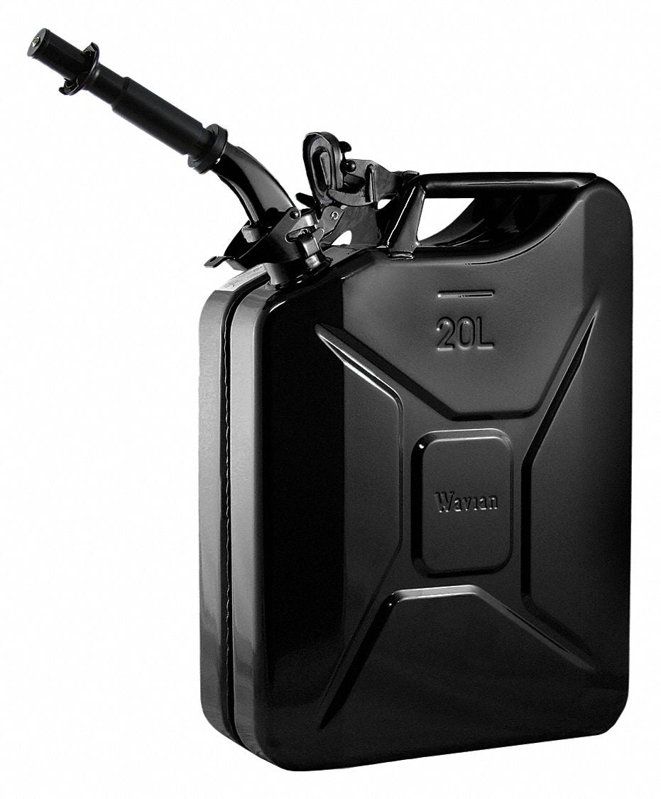 Gas Can 5 gal Black Include Spout
