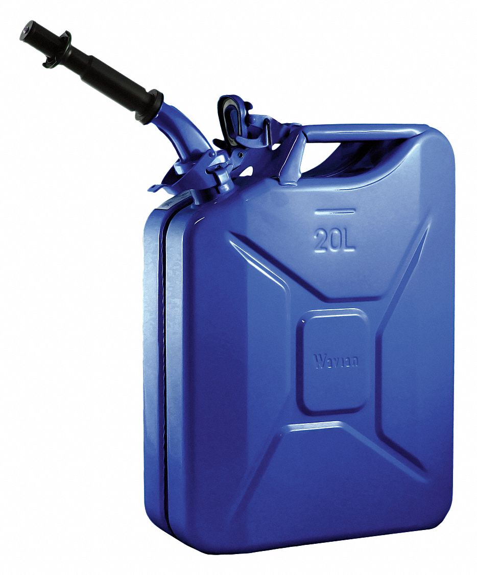 Gas Can 5 gal Blue Include Spout