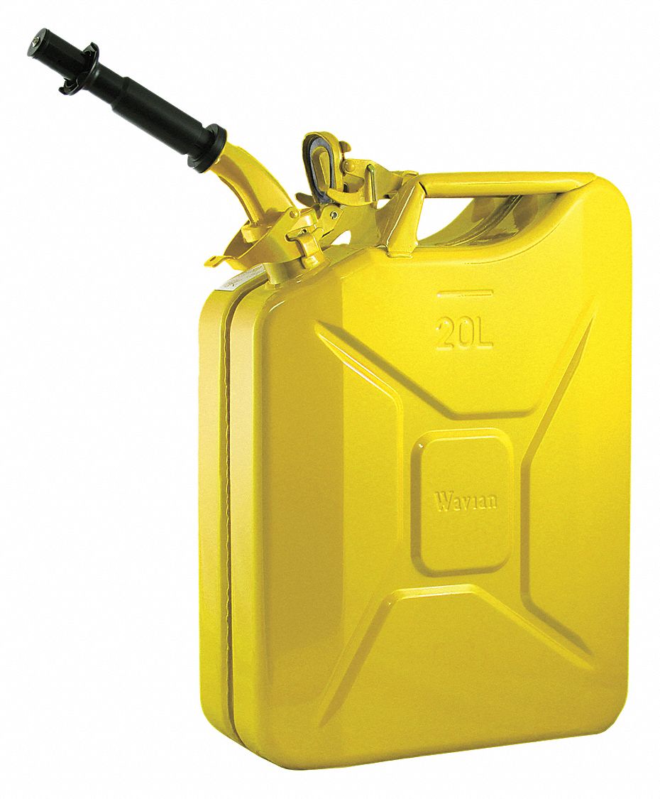 Gas Can 5 gal Yellow Include Spout