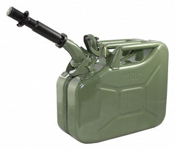 Gas Can 2.6 gal Green Include Spout