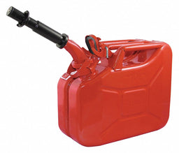 Gas Can 2.6 gal Red Include Spout