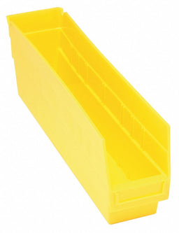 G7028 Shelf Bin Yellow Polypropylene 8 in