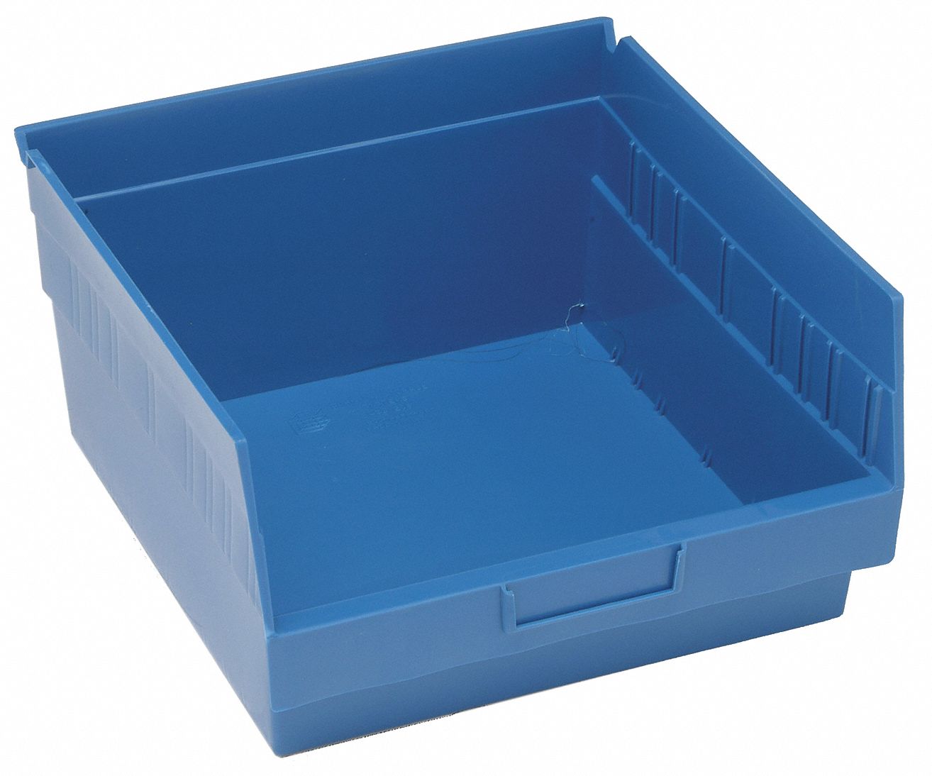 G7034 Shelf Bin Blue Polypropylene 8 in
