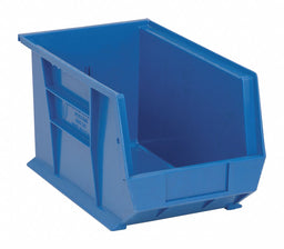 G7041 Hang and Stack Bin Blue PP 8 in