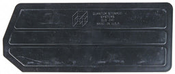 Divider 6 3/4 in Black 6 PK6