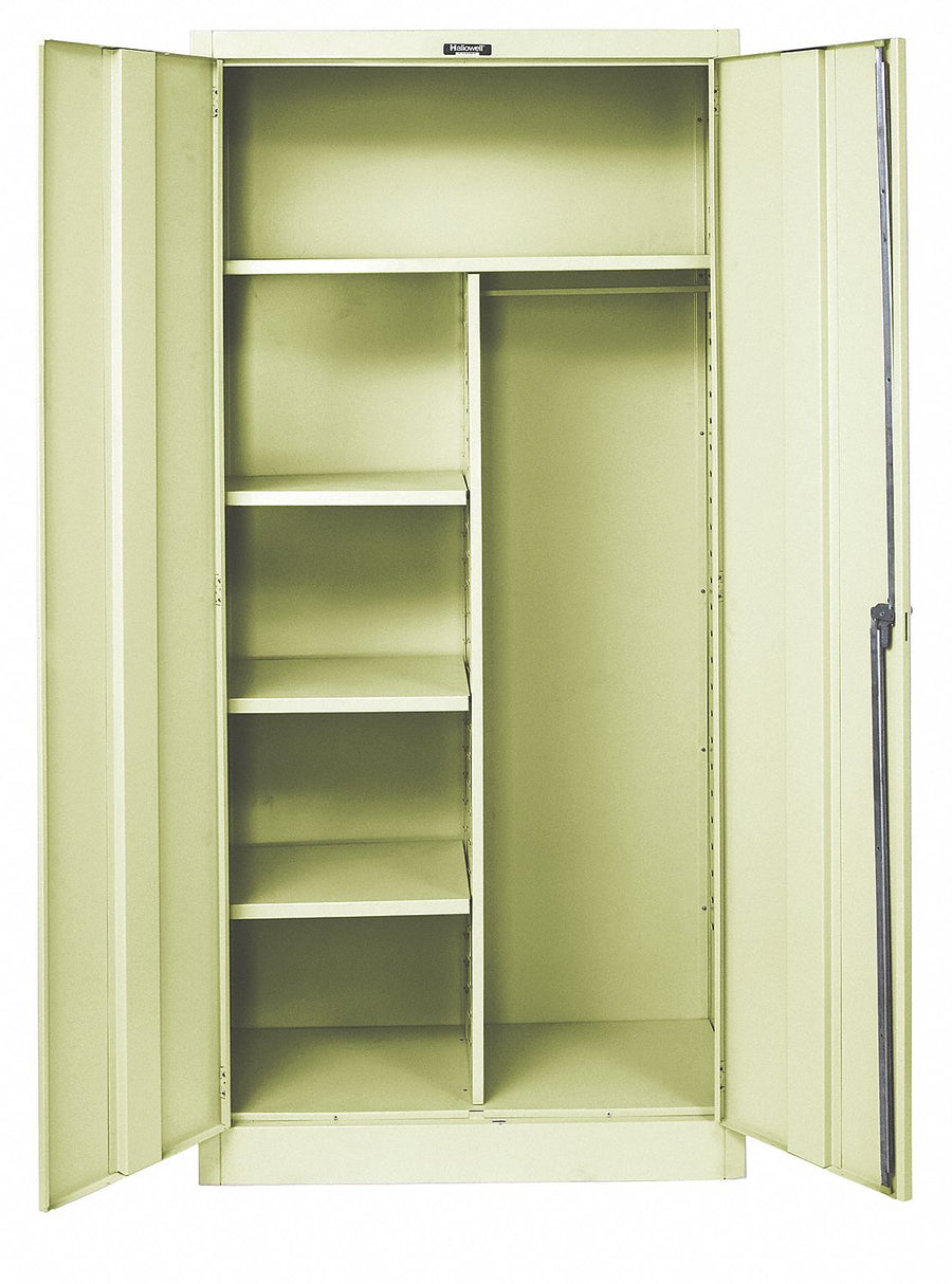 K4196 Storage Cabinet 78 x48 x24 Tan 4Shlv