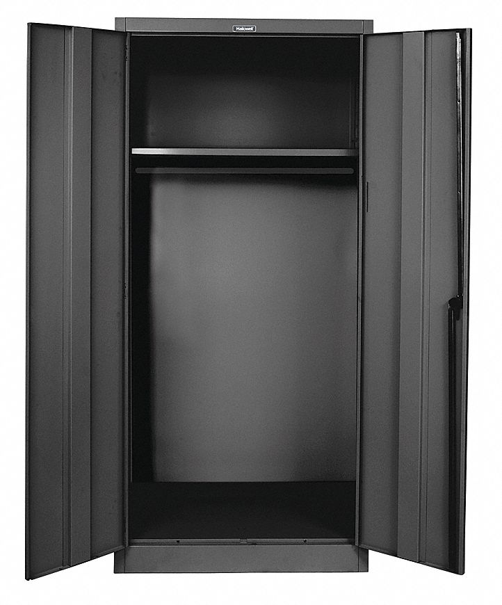 K3934 Storage Cabinet 78 x48 x24 Black 1Shlv