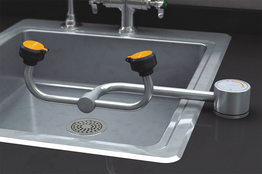Deck Mtd Auto-flow Eye Wash