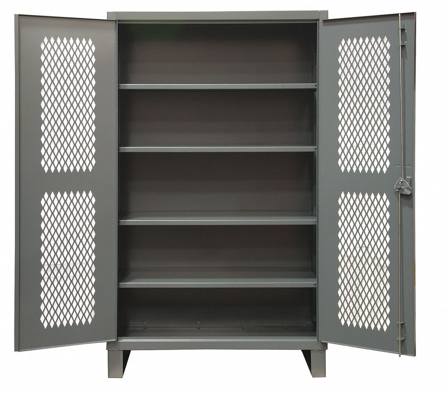 Storage Cabinet 78 x48 x24 Gray 4Shlv
