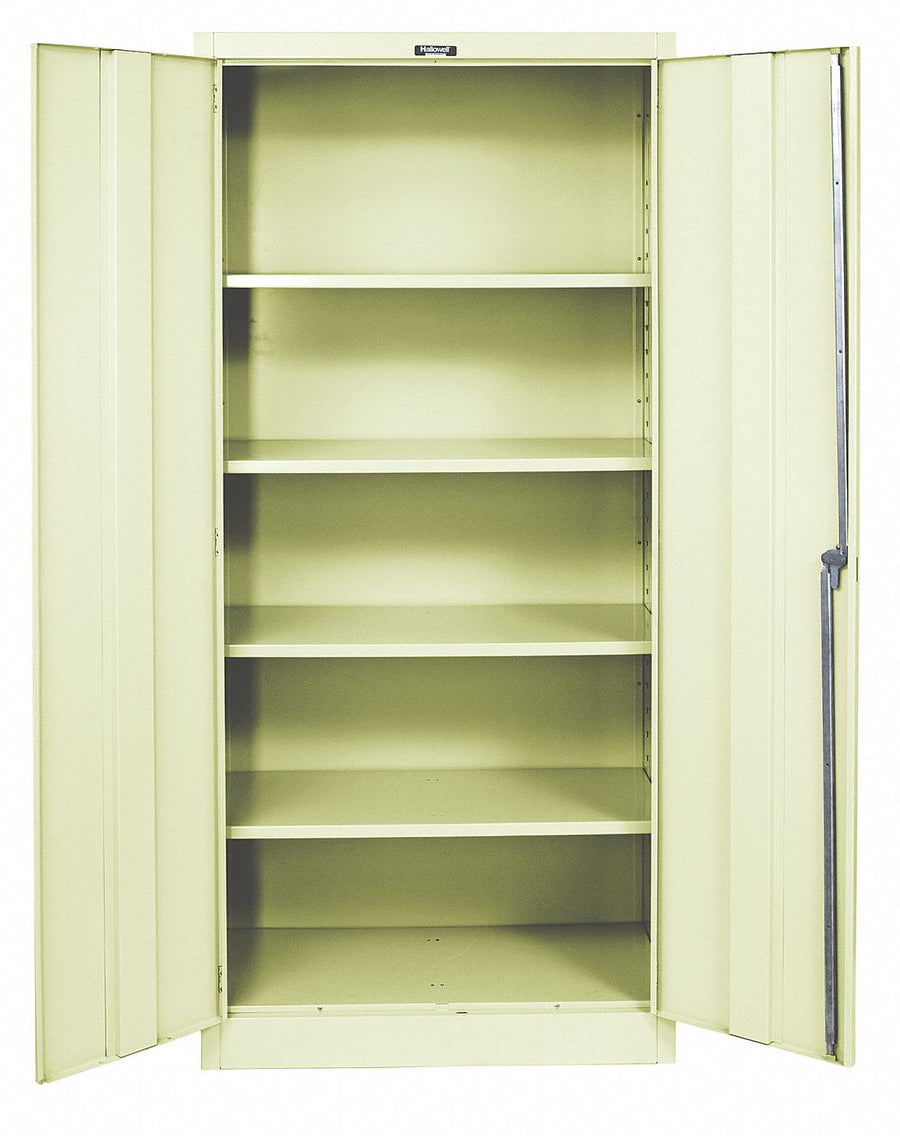 Shelving Cabinet 72 H 36 W Tan