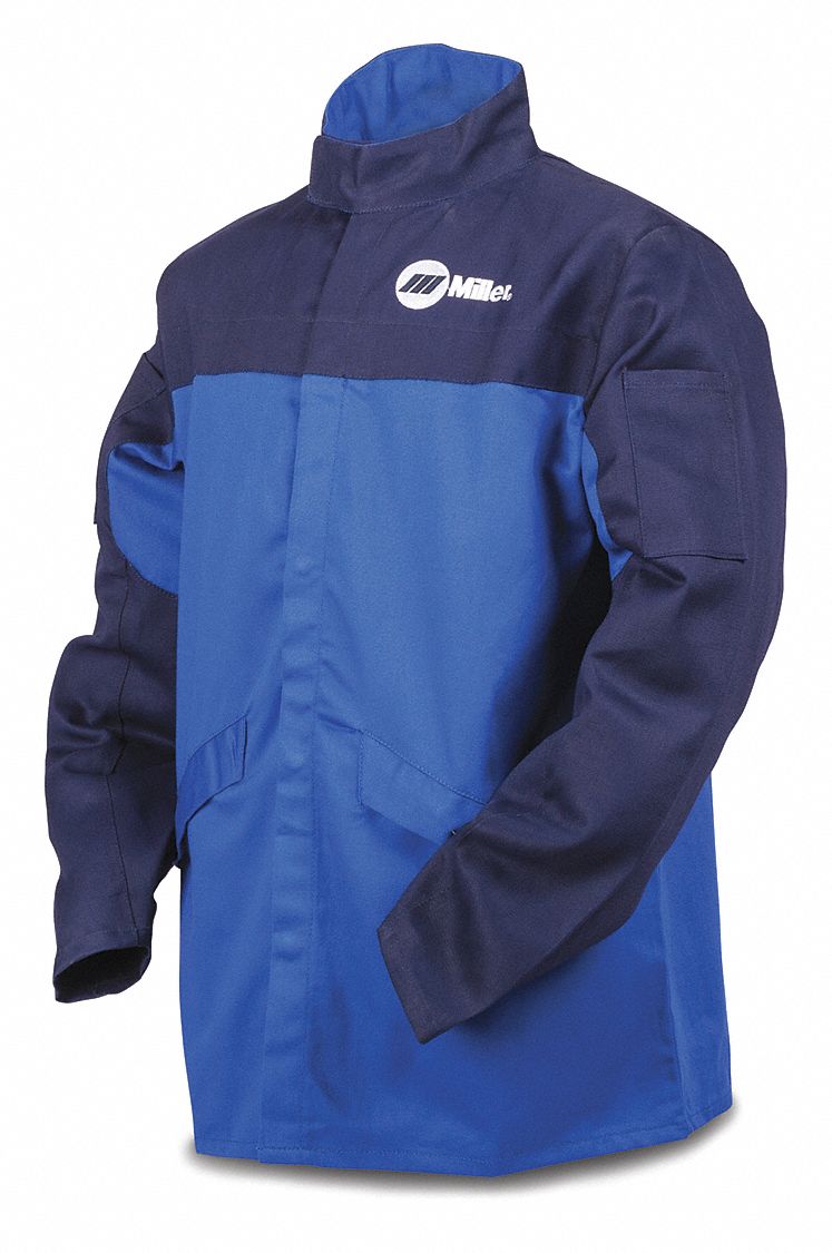 Welding Jacket Royal/Nvy Ctn INDURA XL