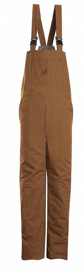 G7279 Bib Overalls Brown 54-1/2 In x 31-1/2 In