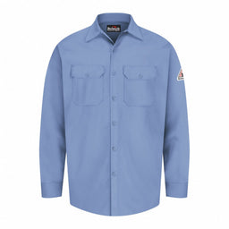 G7306 FR Long Sleeve Shirt Button Lt Blue S