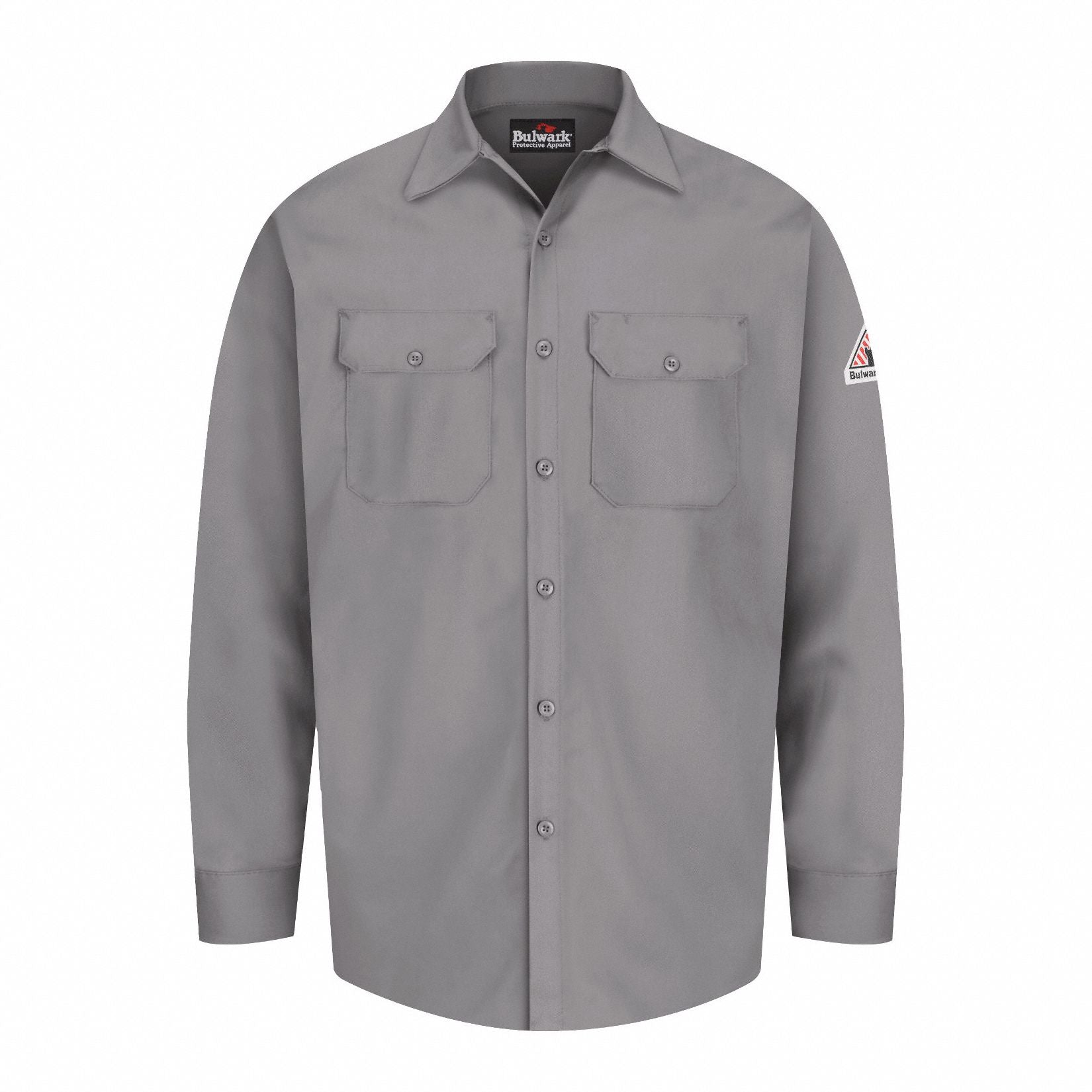 G7306 FR Long Sleeve Shirt Button Gray XL