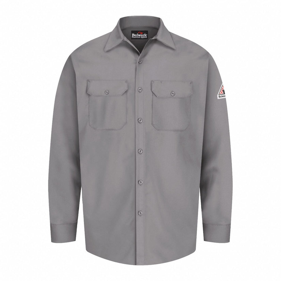 G7306 FR Long Sleeve Shirt Button Gray XL