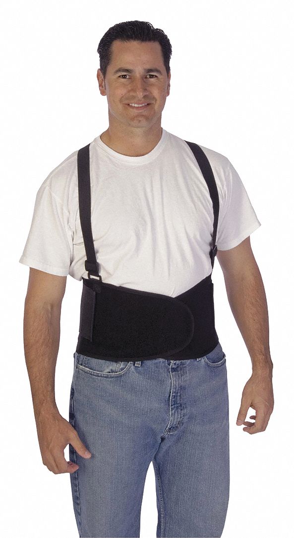 M7721 Back Support Black Nylon L