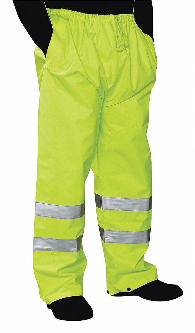 Rain Pants Class E Yellow/Green XL