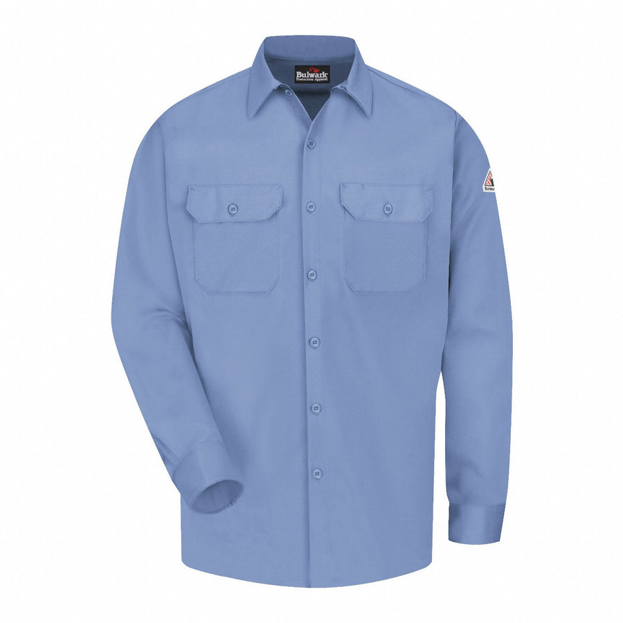 FR Long Sleeve Shirt Button Lt Blue LT