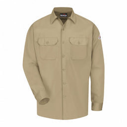 G7308 FR Long Sleeve Shirt Button Khaki XL