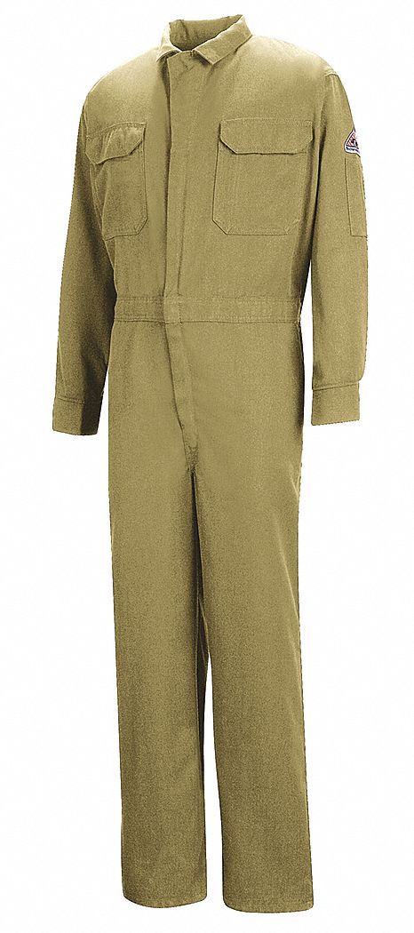 G7300 Flame-Resistant Coverall Khaki 48 In