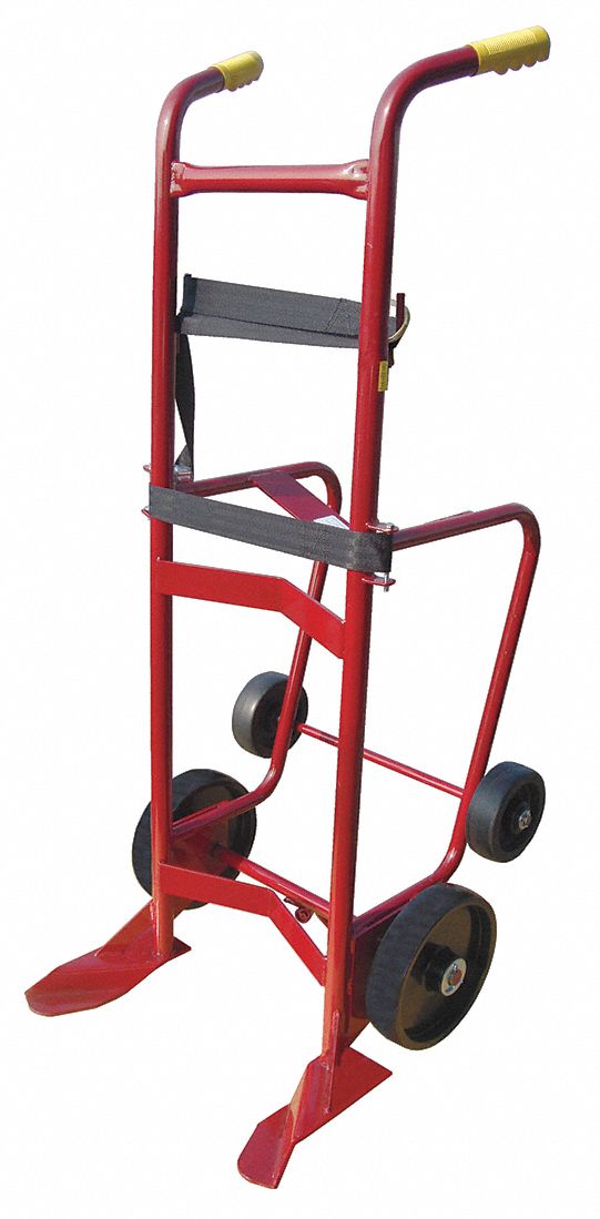 Drum Hand Truck 1000 lb Steel Red