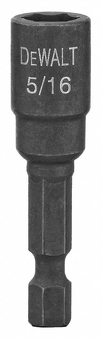 Nutsetter 5/16 Hex 1-7/8 L Steel PK25