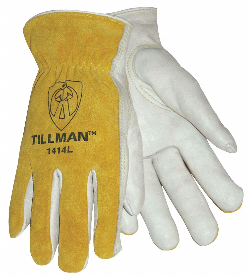 Leather Drivers Gloves Cowhide M PR