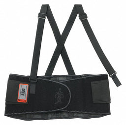 Back Support Black Spandex XL