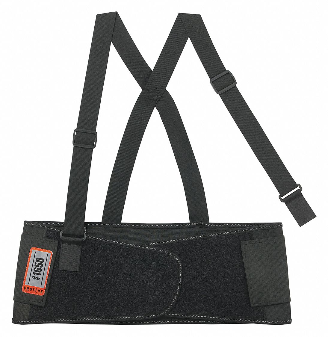 H9893 Back Support Black Elastic M