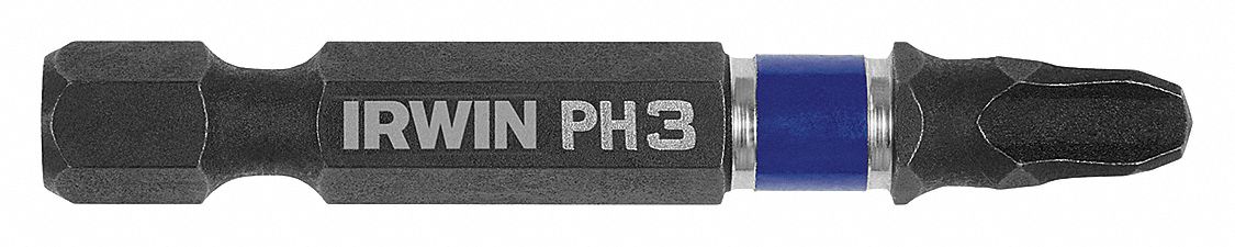 Insert Bit Power Sgl End Hex Shank PK2