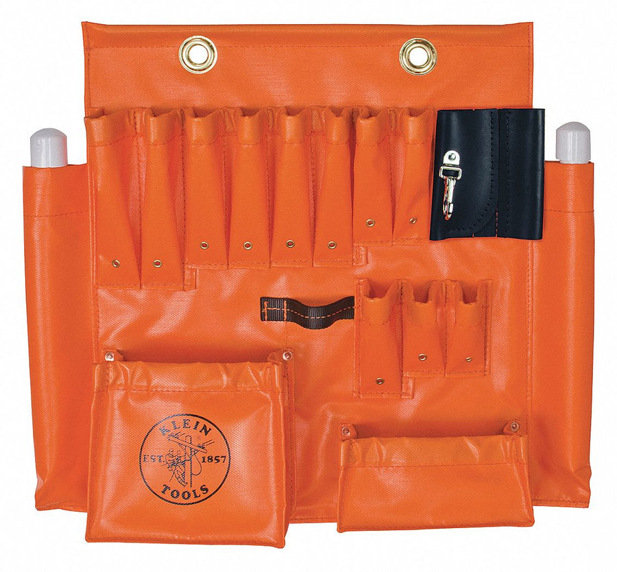 Tool Apron Orange Vinyl 1PK