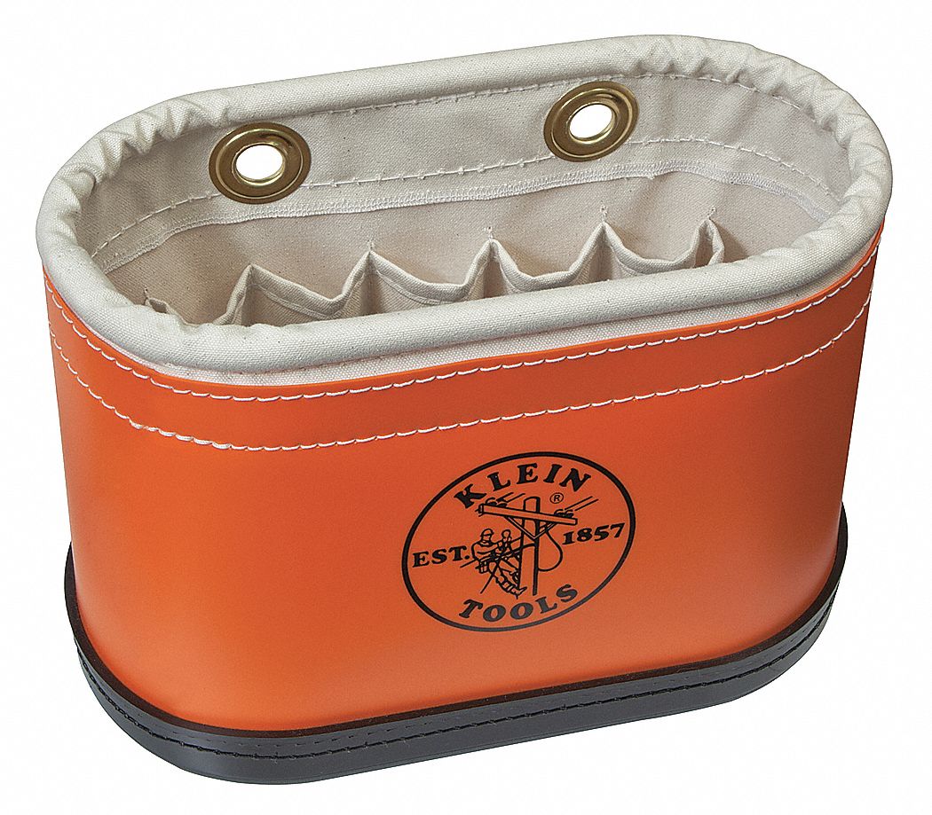 Bucket Bag Plastic Straight Wall Orange