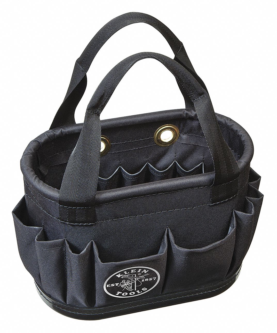 Bucket Bag Polyester Straight Wall Black