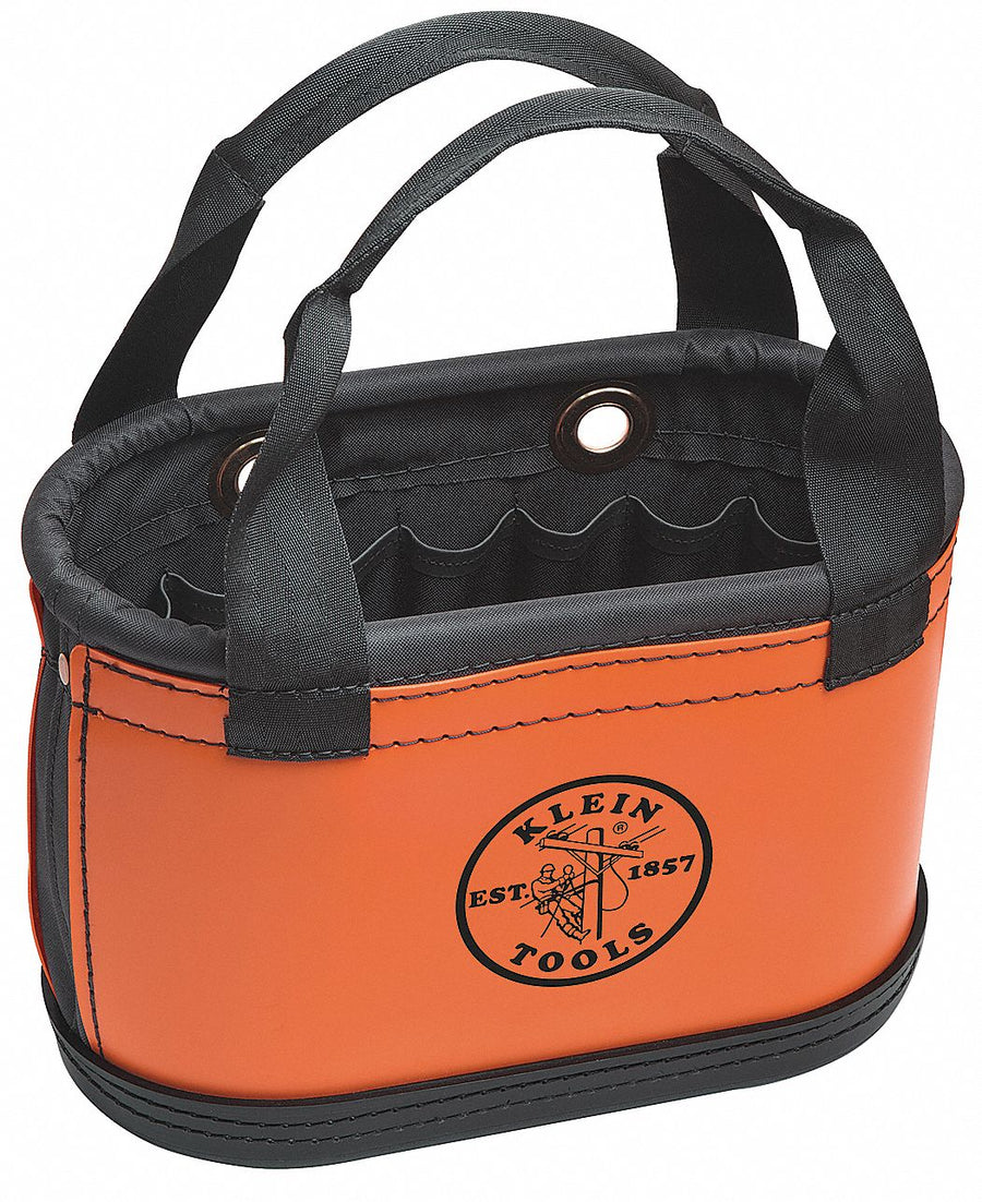Bucket Bag Plastic Straight Wall Orange